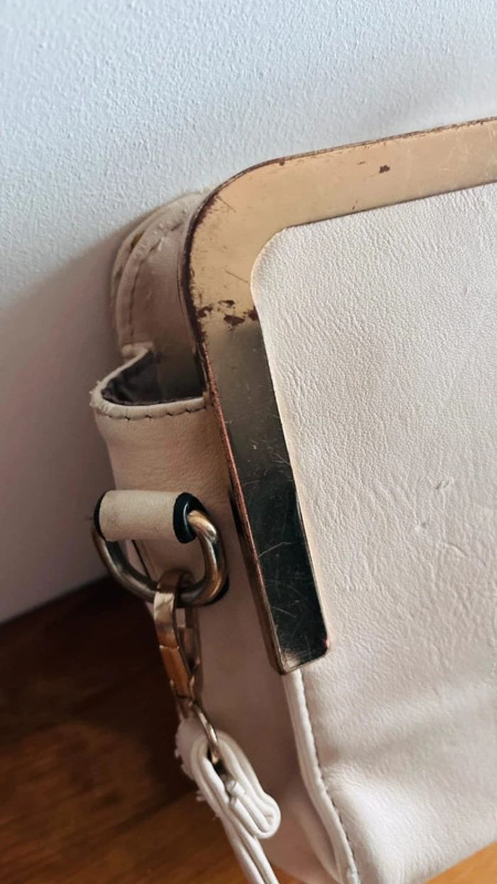 👜 sac à main chic beige et doré #gallantry - photo numéro 6