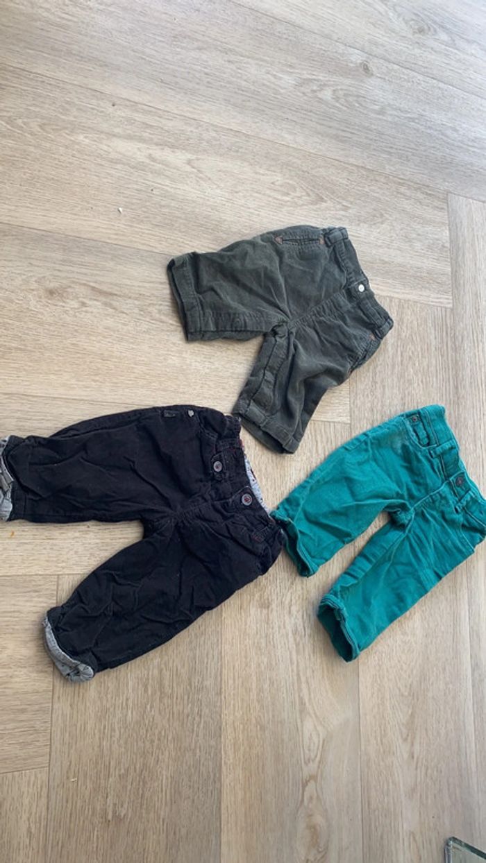3 pantalons bébé - photo numéro 3