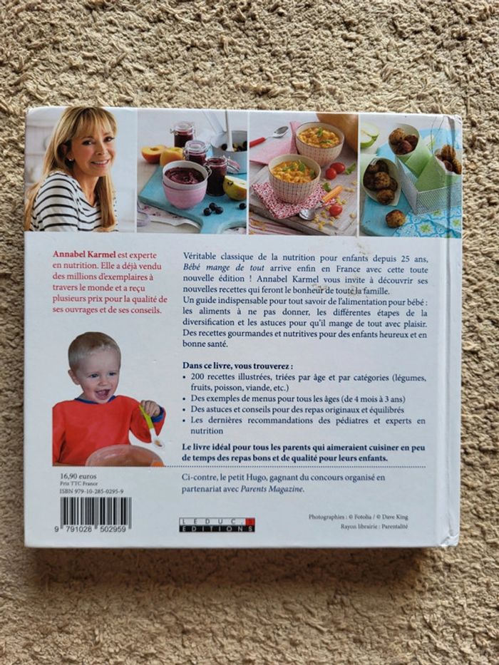 Bébé mange de tout d'Annabel Karmel – Le guide incontournable de la diversification alimentaire - photo numéro 2
