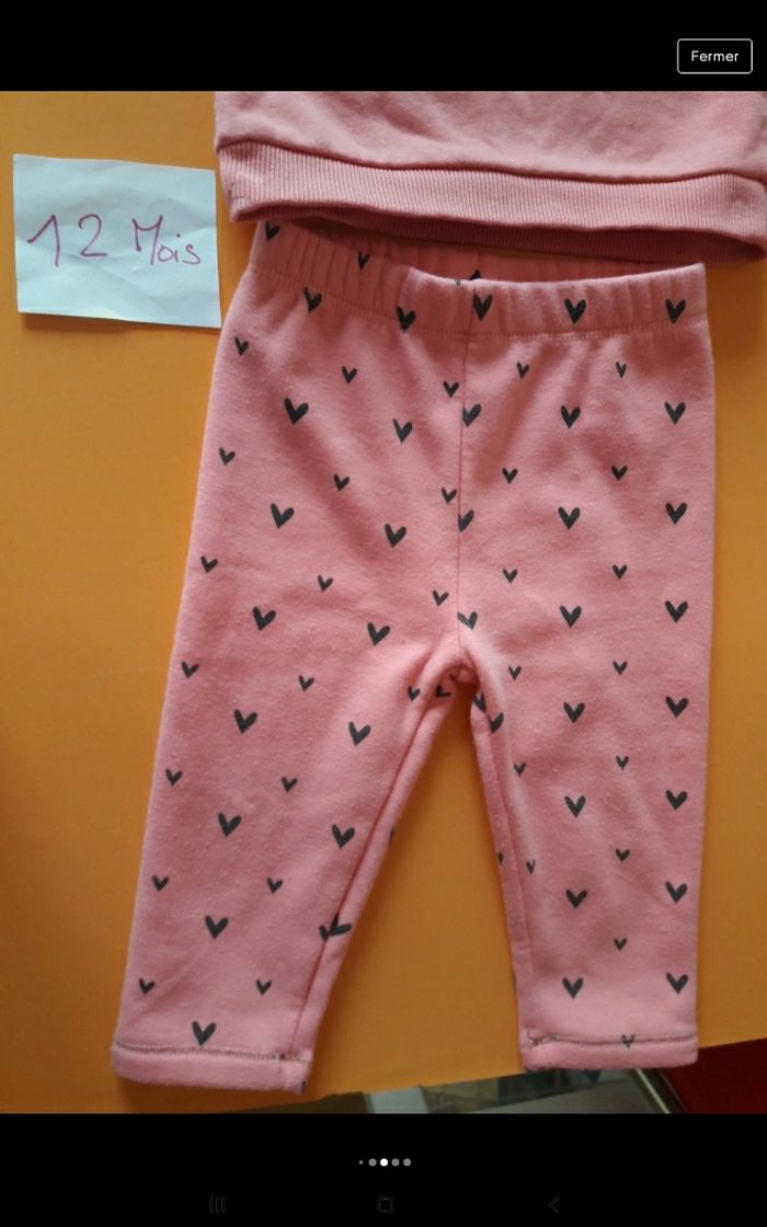 Ensemble fille douillet 12mois - photo numéro 4