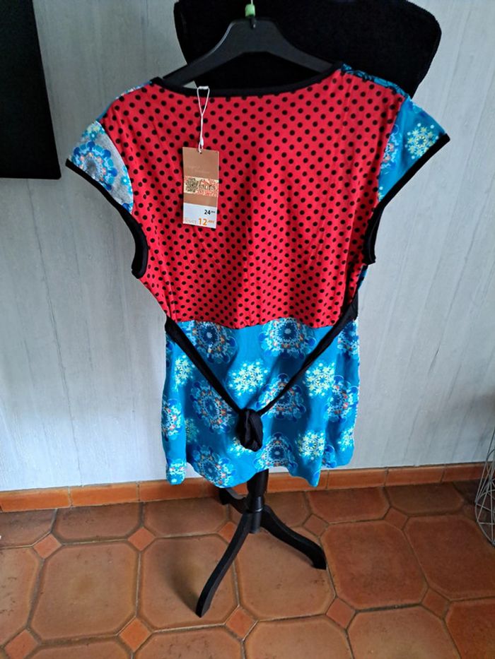 tunique bleue chinoise - photo numéro 4