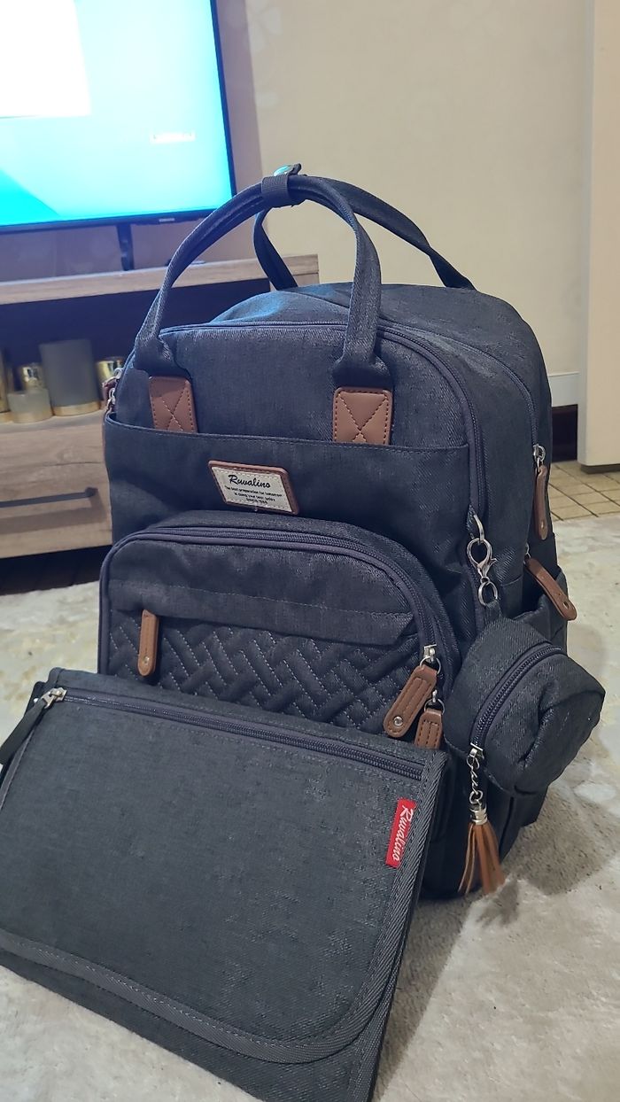 Sac à dos à langer et tapis de change