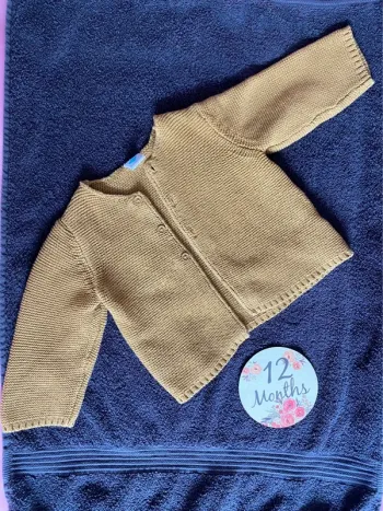 Gilet marron 12 mois