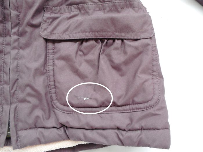 Blouson à capuche violine - Domyos - 5 ans - photo numéro 8