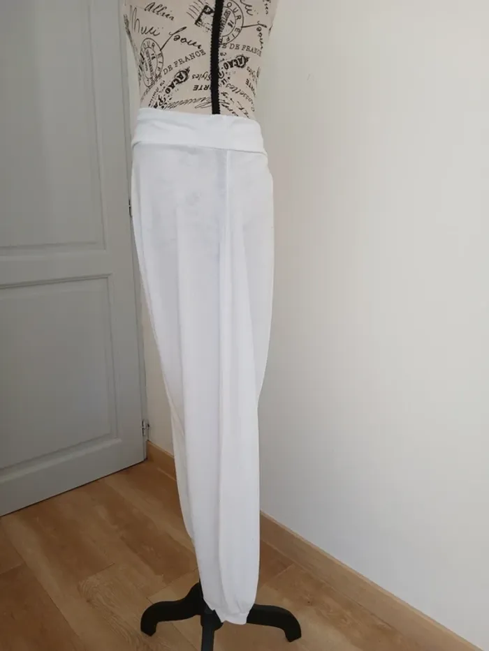🤍 Sarouel blanc – Taille unique – Bon état - photo numéro 2