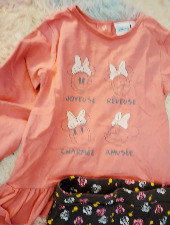 Lot vêtements Minnie 2/3 ans école Disney ensemble - photo numéro 5