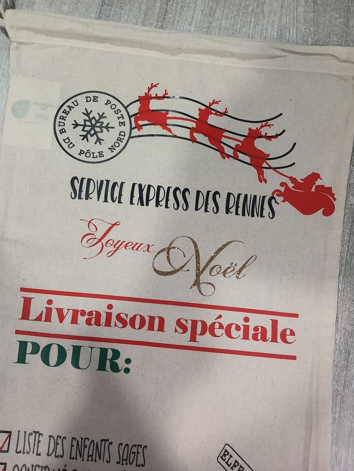 Sac de Noël personnalisé - photo numéro 2