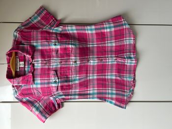 Chemise rose à carreaux H&M - Taille 34