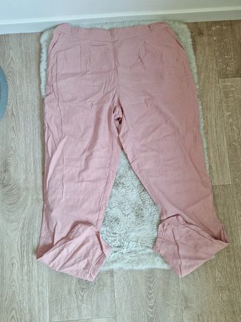 Pantalon court leger rose t40 cache cache #F40L-054