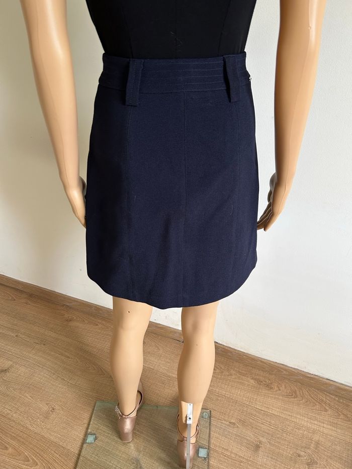 Jupe bleue marine neuve Morgan taille 34 (valeur 55€) - photo numéro 5