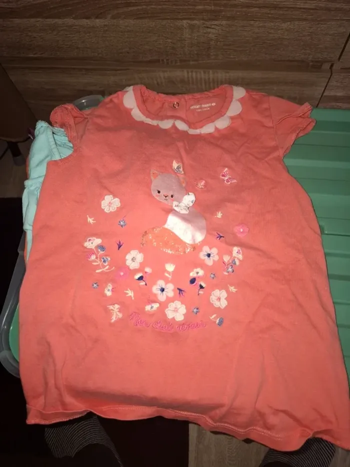 3 tee-shirt et 1 robe - photo numéro 4