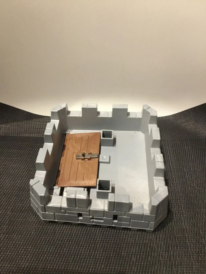 Playmobil créneaux et porte trape avec loquet château 6697 moyen âge pièces détachées - photo numéro 3