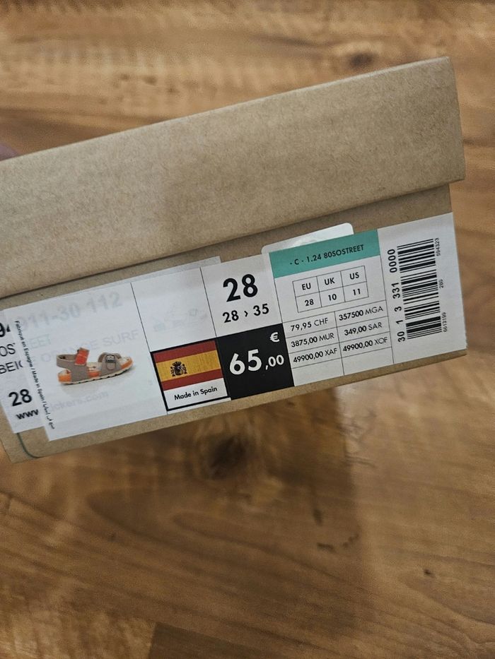 Paire de sandales de la marque kickers taille 28 - photo numéro 7