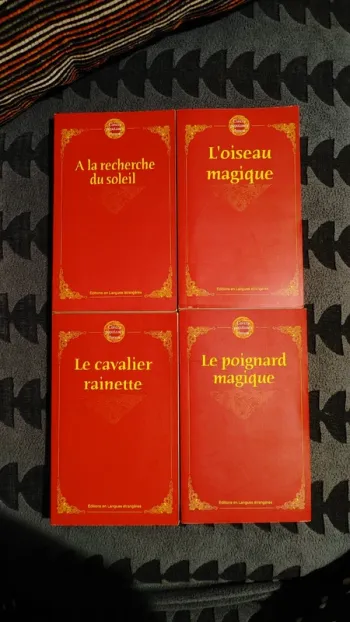Lot de 4 livres compte populaire chinois