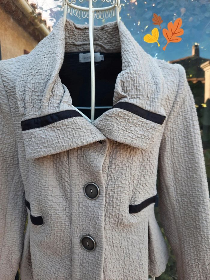 Veste beige chic T 40 Cinoche Collection - photo numéro 2