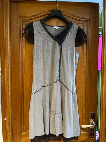 Robe noire et grise Salt and pepper  taille 42