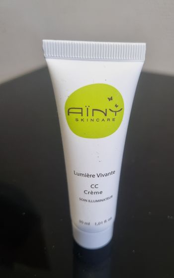 CC crème lumière vivante Ainy soin illuminateur 30ml