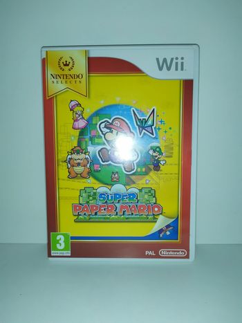 Super paper Mario Nintendo Wii boite + notices PAL FR