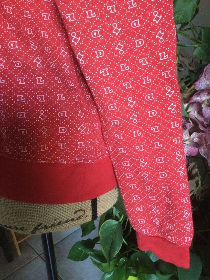Sweat-shirt rouge taille 40 - photo numéro 3