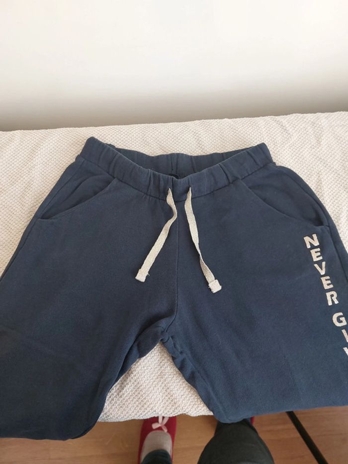 Jogging bleu marine 12 ans Kiabi - photo numéro 3