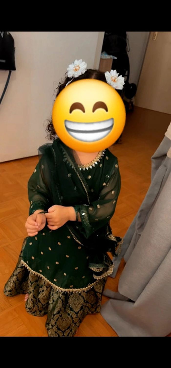 Pakistani dress outfit kids gharara - photo numéro 9
