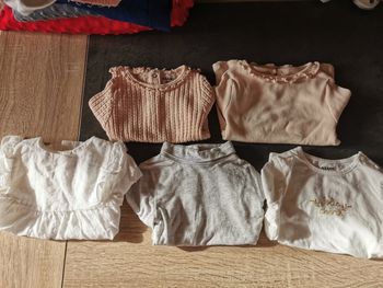 Lot 5 t-shirts manches longues