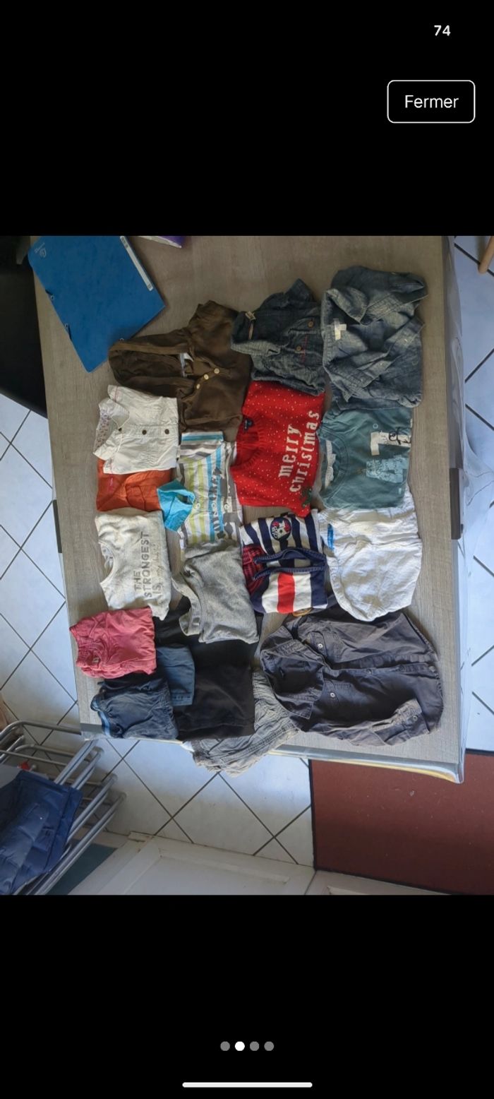 Lot vêtements garçon bébé - photo numéro 2