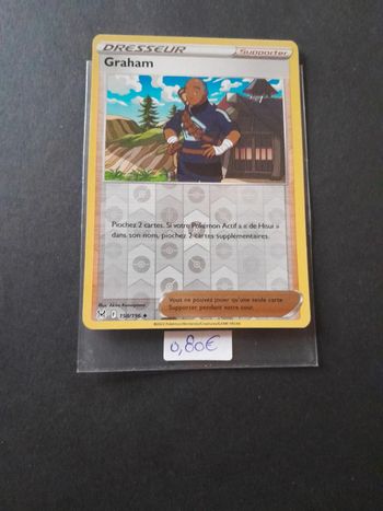 Carte Pokémon Graham reverse 158/196