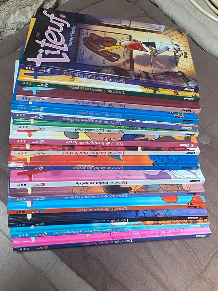 Collection BDs Titeuf numéros 1 à 15 - photo numéro 3