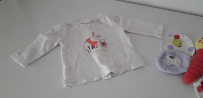 T.shirt manches longues 1 mois - photo numéro 2