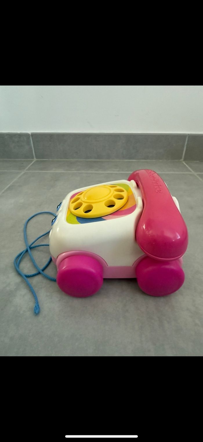 Téléphone avec fil à tirer - photo numéro 7