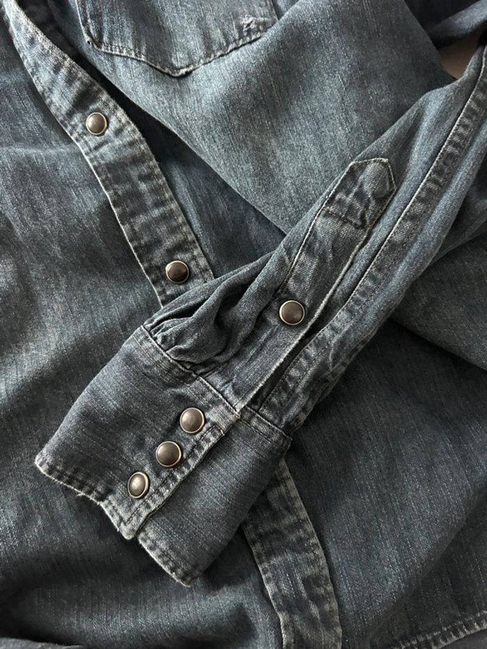 Chemise en jean Ralph Lauren – Taille S - Bleu denim - vintage - photo numéro 10
