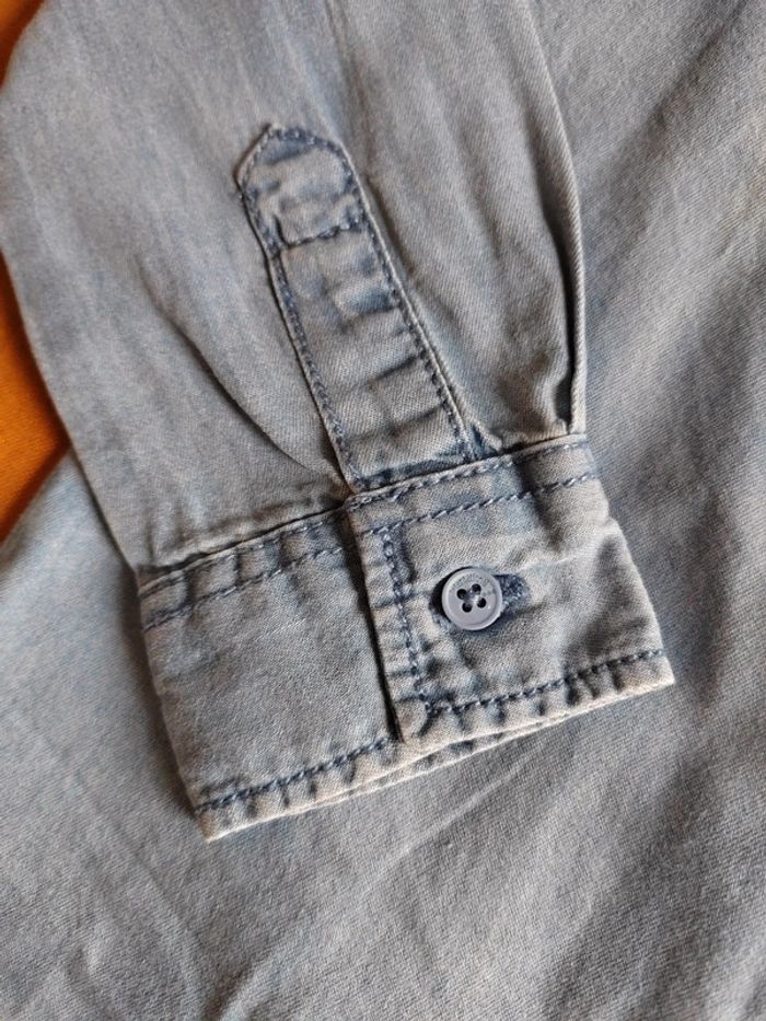 Chemise effet jean 3 ans tape à l'œil - photo numéro 3