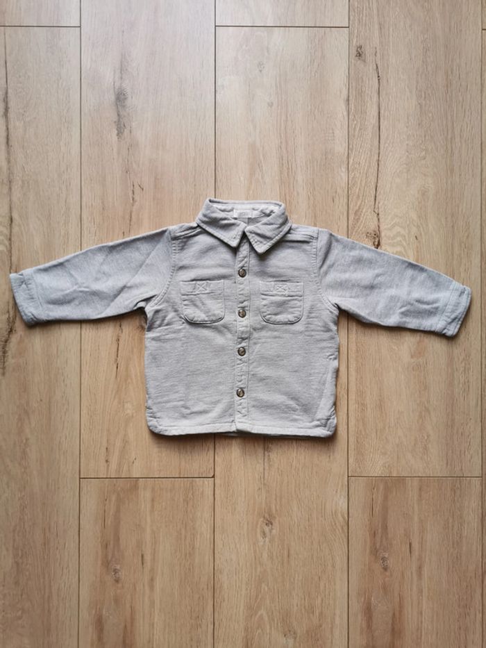 Chemise sweat gris Obaïbi 12 mois - photo numéro 2