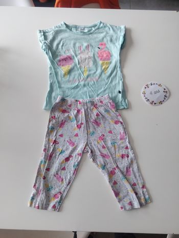 Pyjamas d'été fille 4 ans mon p'tit dodo