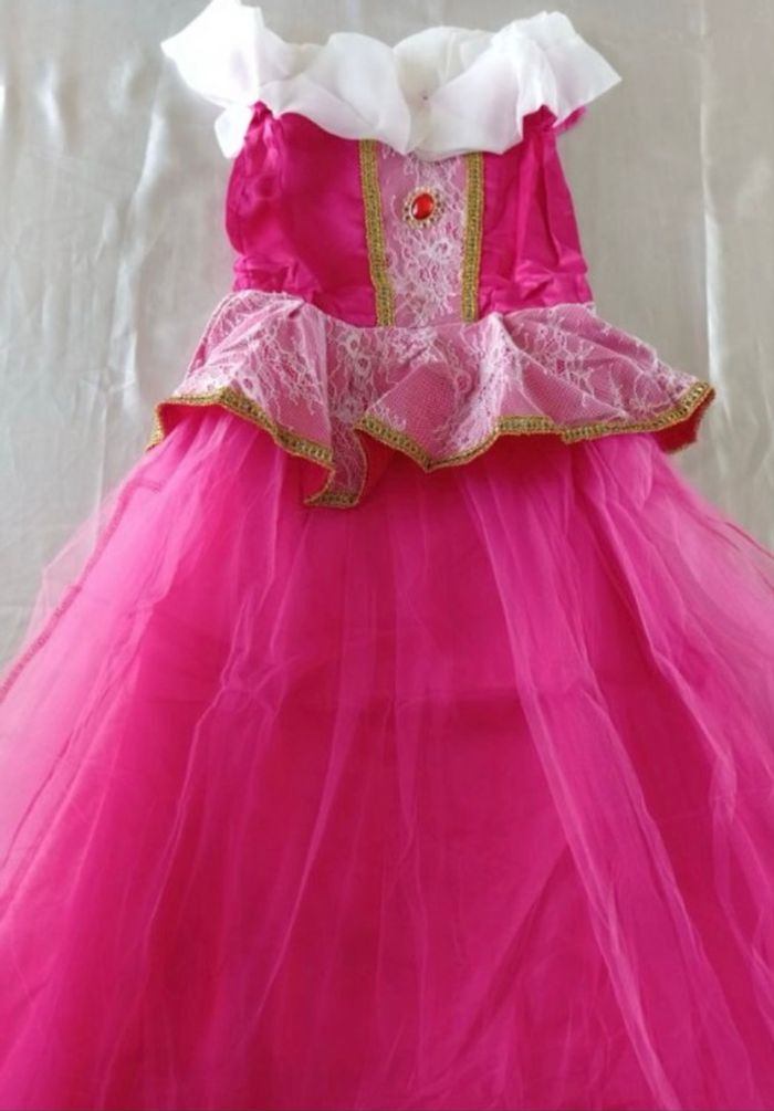 Déguisement robe princesse rose et ces accessoires 7ans - photo numéro 5