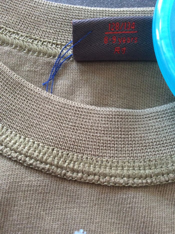 T-shirt ML kaki - Esprit - 8a - photo numéro 4