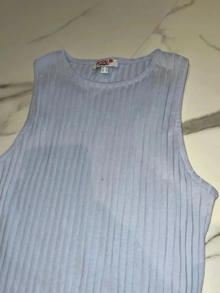 Crop top court lavande – Taille M – Jennyfer - photo numéro 2