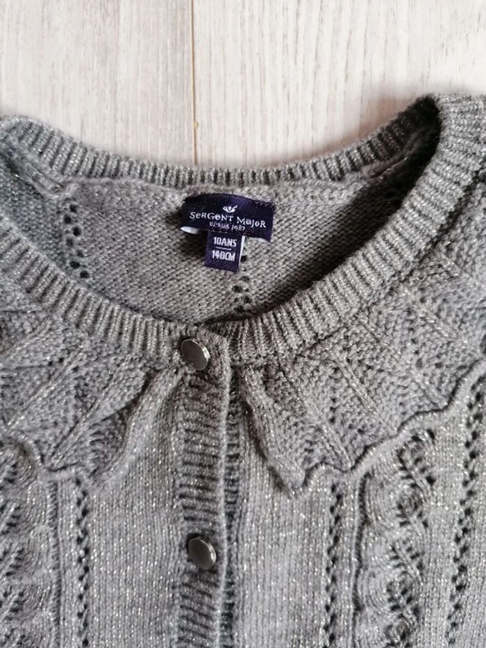 Ensemble Sergent Major 
Thème Meringue à Vienne
Gilet tee shirt et pantalon velours taille 10 ans - photo numéro 3