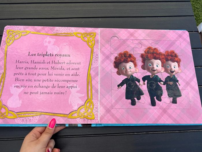 🌺Mon premier livre puzzle Disney Rebelle🌺 - photo numéro 4