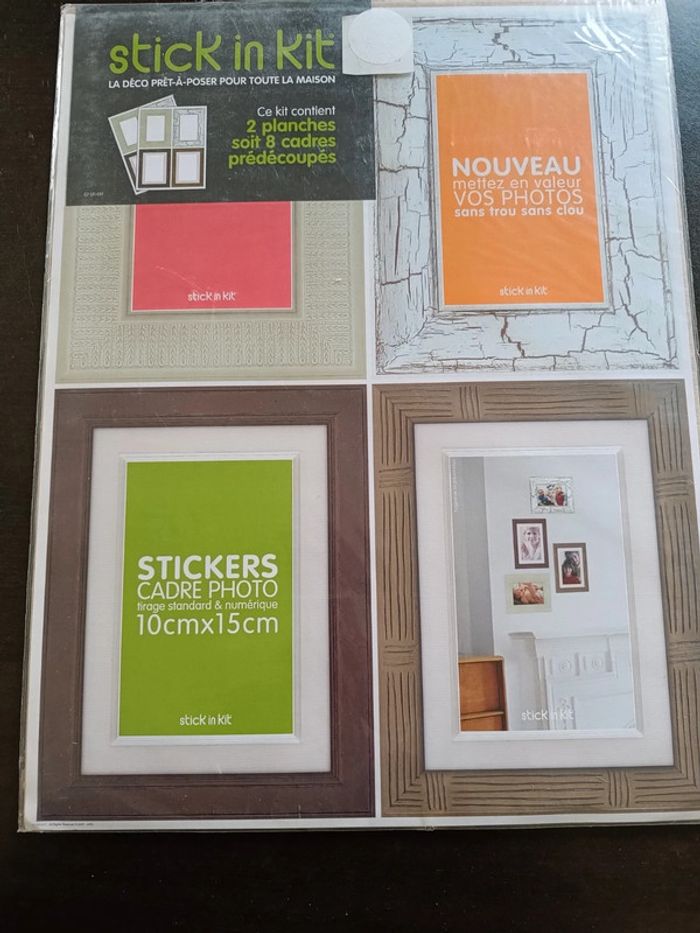 Lot de 6 planches de stickers STICK IN KIT - photo numéro 2