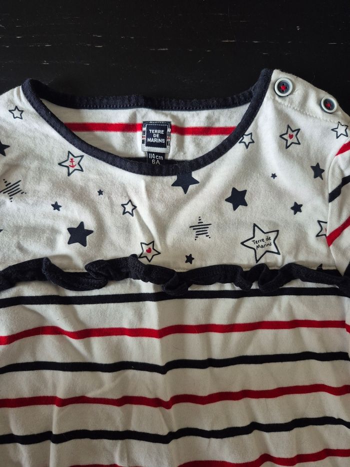 T-shirt Terre de Marins 6ans - photo numéro 2