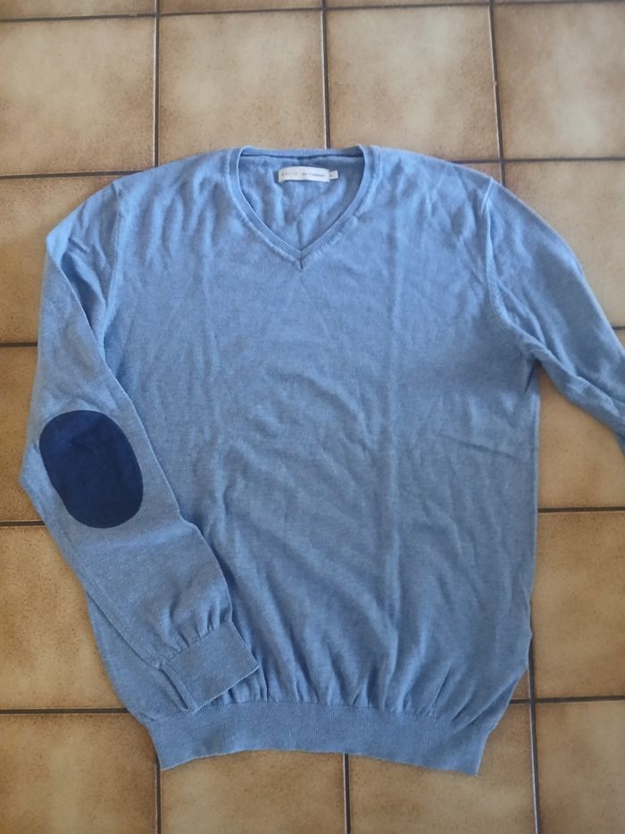 Lot 2 pull homme celio L - photo numéro 2