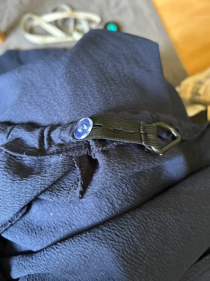 Pantalon large bleu - photo numéro 3