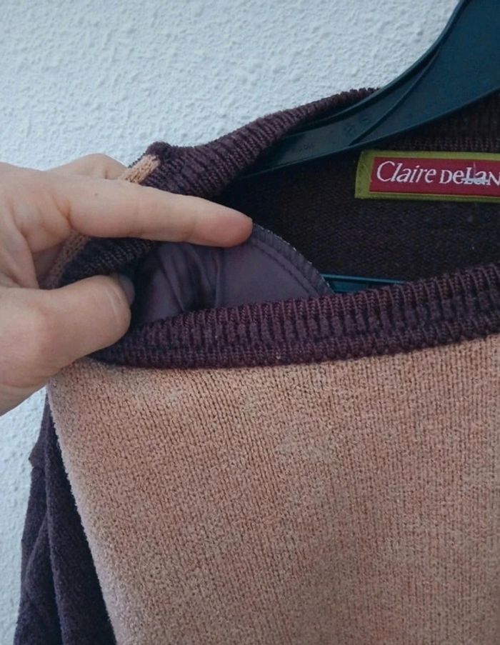 Pull à sequins taille 42-44 Delandes 🌹 - photo numéro 4