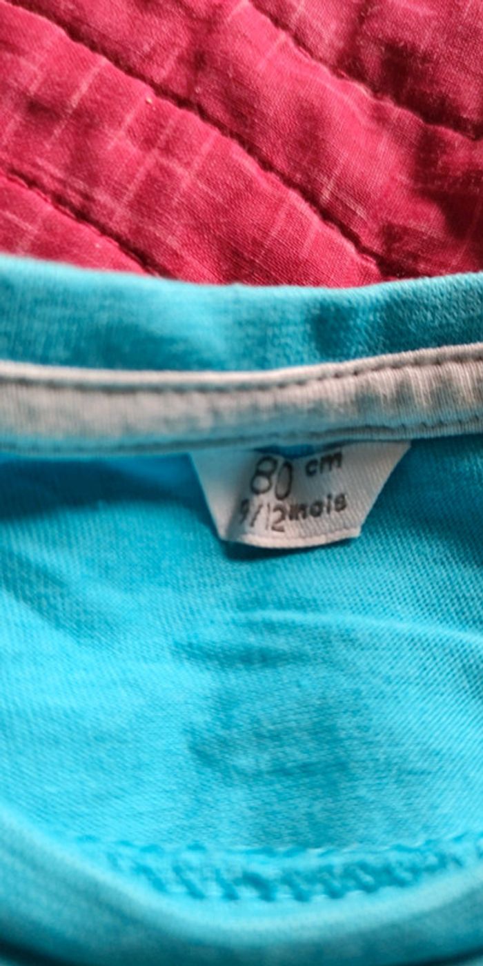 Tee shirt 9/12 mois - photo numéro 2