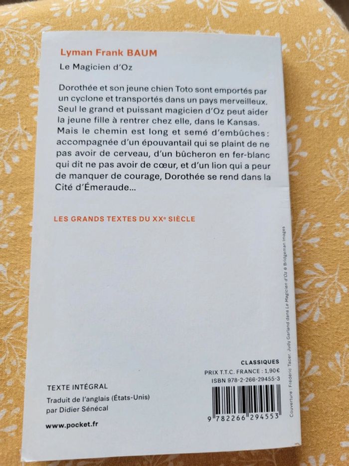 Livre le magicien d'Oz - photo numéro 2