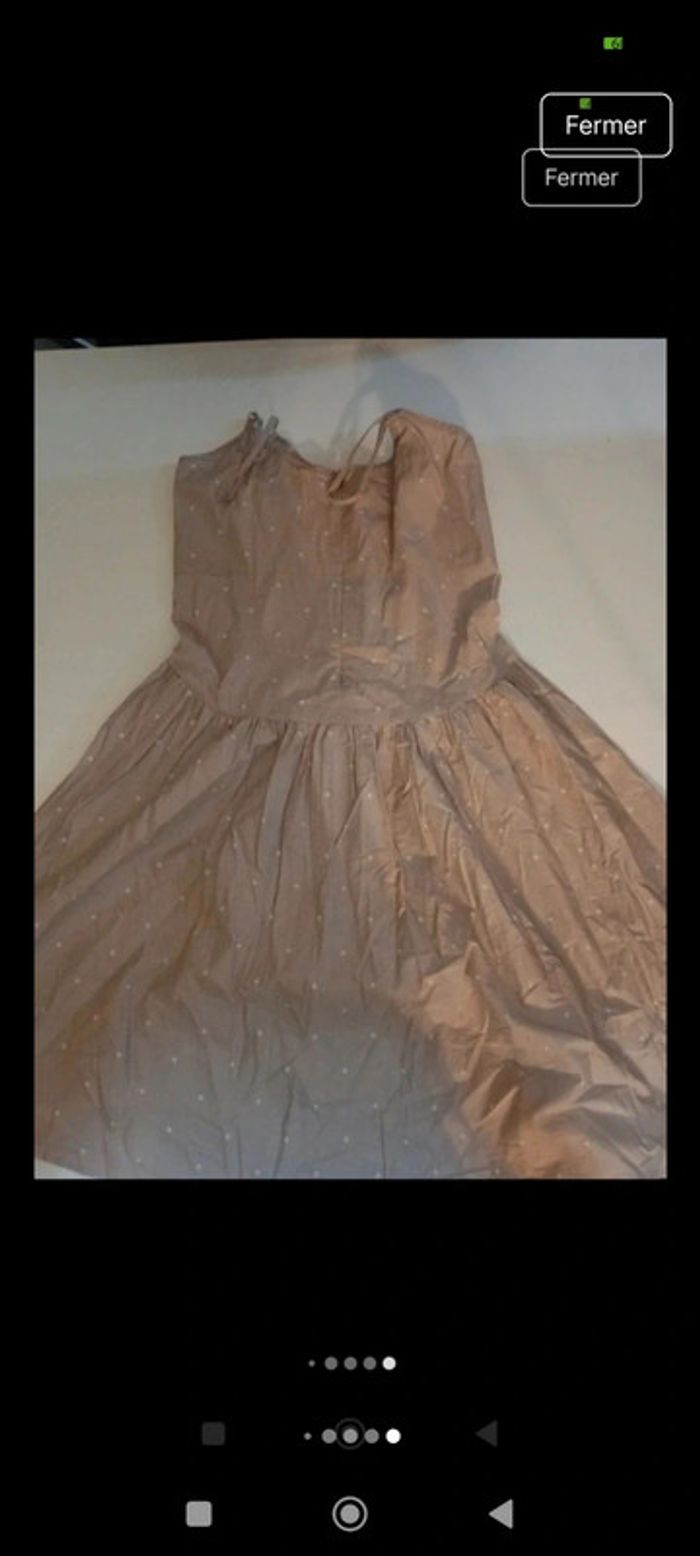 Robe femme Mais il est où le soleil taille 42 bustier noué sur le devant rétro vintage - photo numéro 7