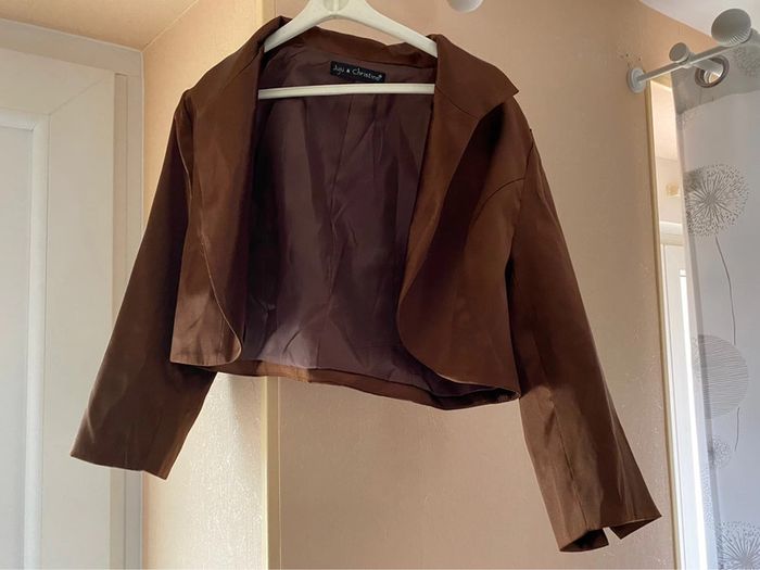 Robe bustier avec veste robe de cérémonie - photo numéro 5