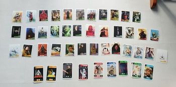 Lot d'images stickers STARS WARS